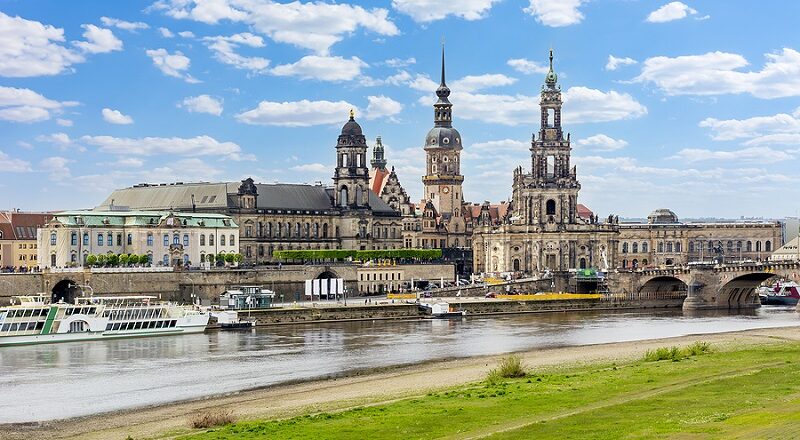 Dresden en solig dag.